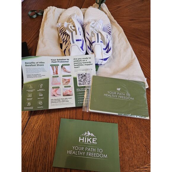 Hike Footwear Lorax Pro Barefoot Shoes White Womens 10/10.5 Mens 8/8.5 - Picture 6 of 6